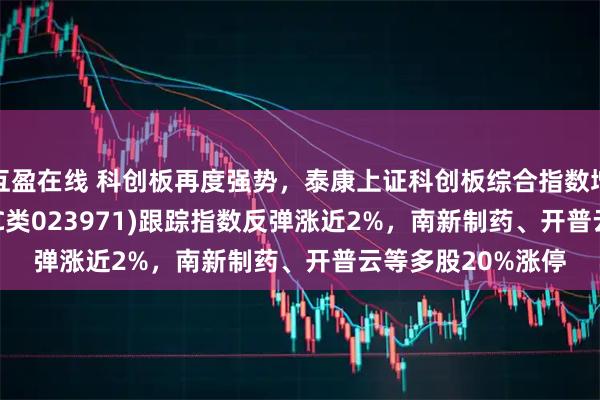互盈在线 科创板再度强势，泰康上证科创板综合指数增强(A类023970;C类023971)跟踪指数反弹涨近2%，南新制药、开普云等多股20%涨停