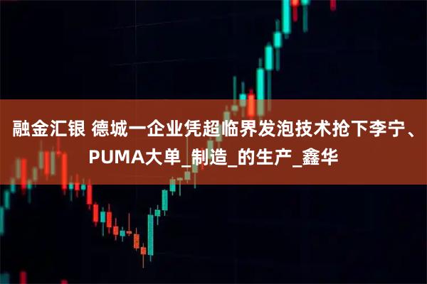 融金汇银 德城一企业凭超临界发泡技术抢下李宁、PUMA大单_制造_的生产_鑫华