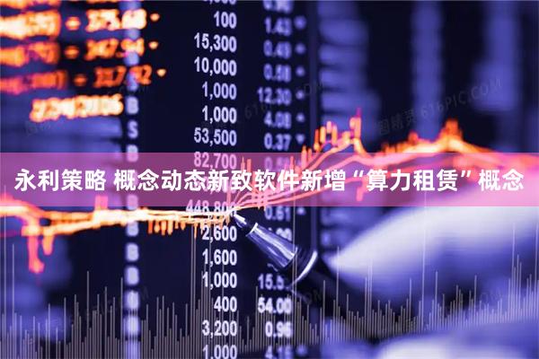永利策略 概念动态新致软件新增“算力租赁”概念